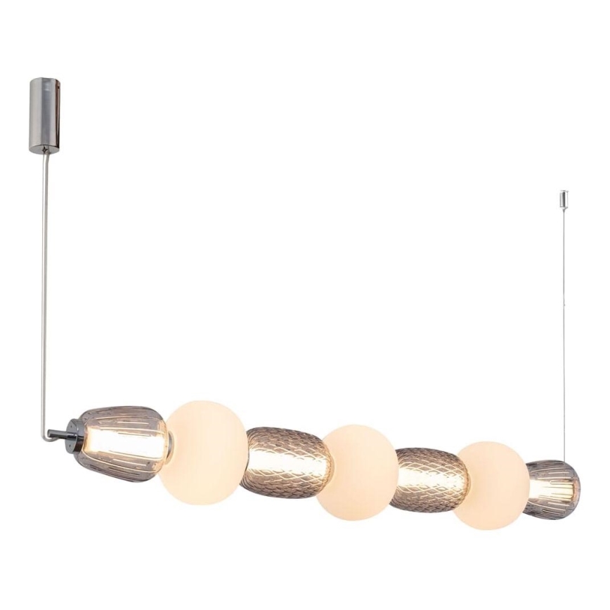 Lámpara LED colgante CARO LED/42W/230V cromo brillante