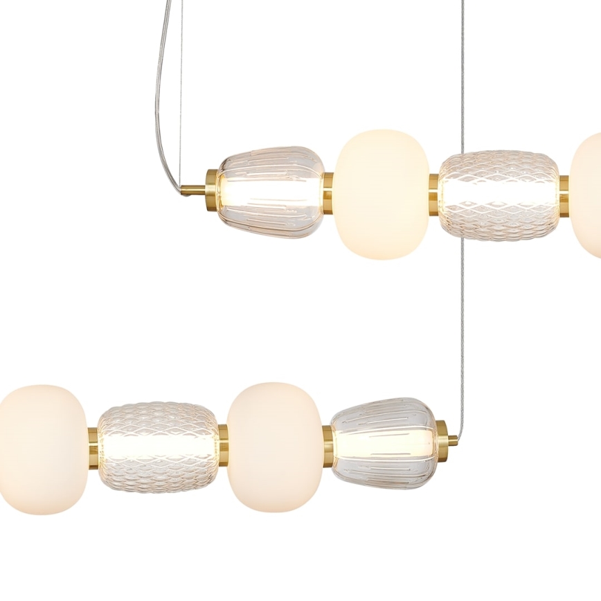 Lámpara LED colgante CARO LED/42W/230V dorado