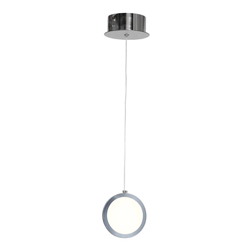 Lámpara LED colgante CIRCOLO LED/7W/230V cromo brillante