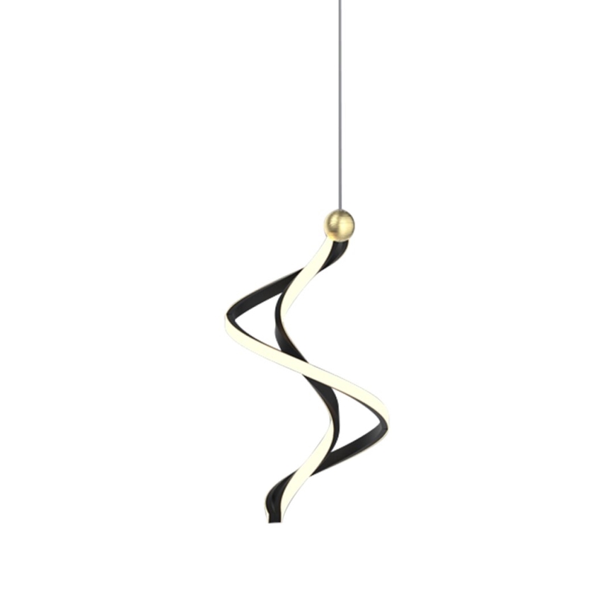 Lámpara LED colgante COLIA LED/19W/230V negro/dorado