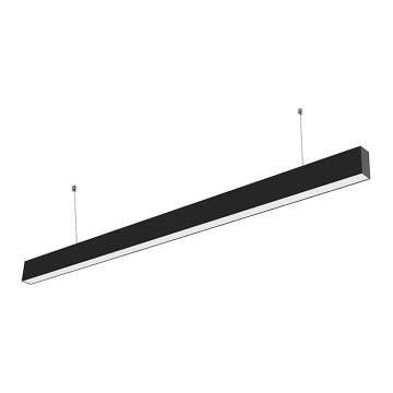 Lámpara LED colgante con cable CHIP LED SAMSUNG/40W/230V 4000K negro