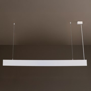 Lámpara LED colgante con cable LED/55W/230V 3000/4000/6500K 120 cm blanca
