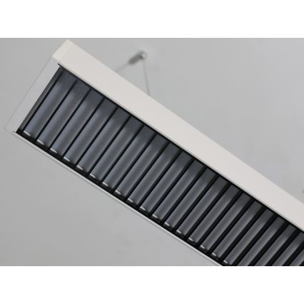 Lámpara LED colgante con cable LED/55W/230V 3000/4000/6500K 120 cm blanca