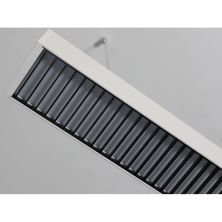 Lámpara LED colgante con cable LED/55W/230V 3000/4000/6500K 120 cm blanca