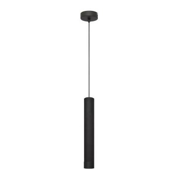 Lámpara LED colgante con cable TUBA 1xGU10/4,8W/230V negro
