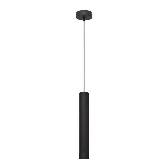 Lámpara LED colgante con cable TUBA 1xGU10/4,8W/230V negro