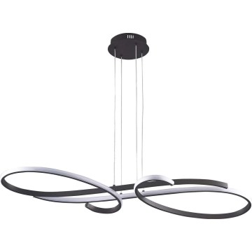 Lámpara LED colgante con cable VIOLIN LED/40W/230V negra