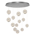 Lámpara LED colgante CREMONA 13xLED/5W/230V 3000K cromo mate