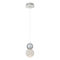 Lámpara LED colgante CREMONA LED/5W/230V 3000K cromo mate