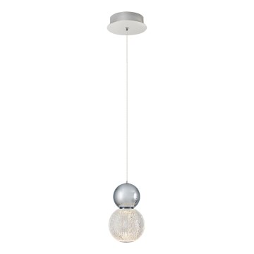 Lámpara LED colgante CREMONA LED/5W/230V 3000K cromo mate