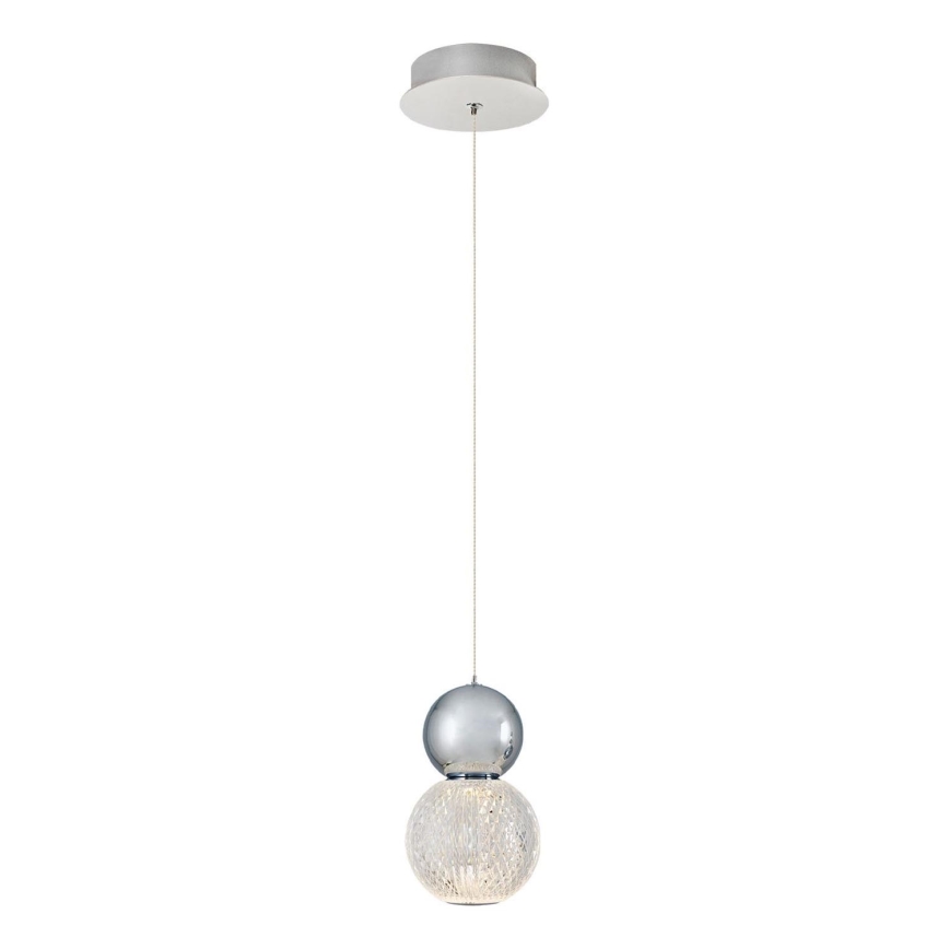 Lámpara LED colgante CREMONA LED/5W/230V 3000K cromo mate