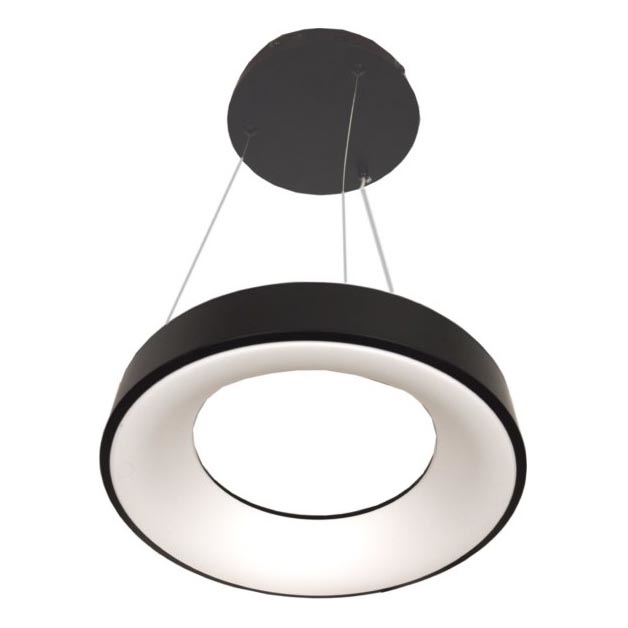 Lámpara LED colgante DRAX LED/32W/230V 4000K 38 cm color negro