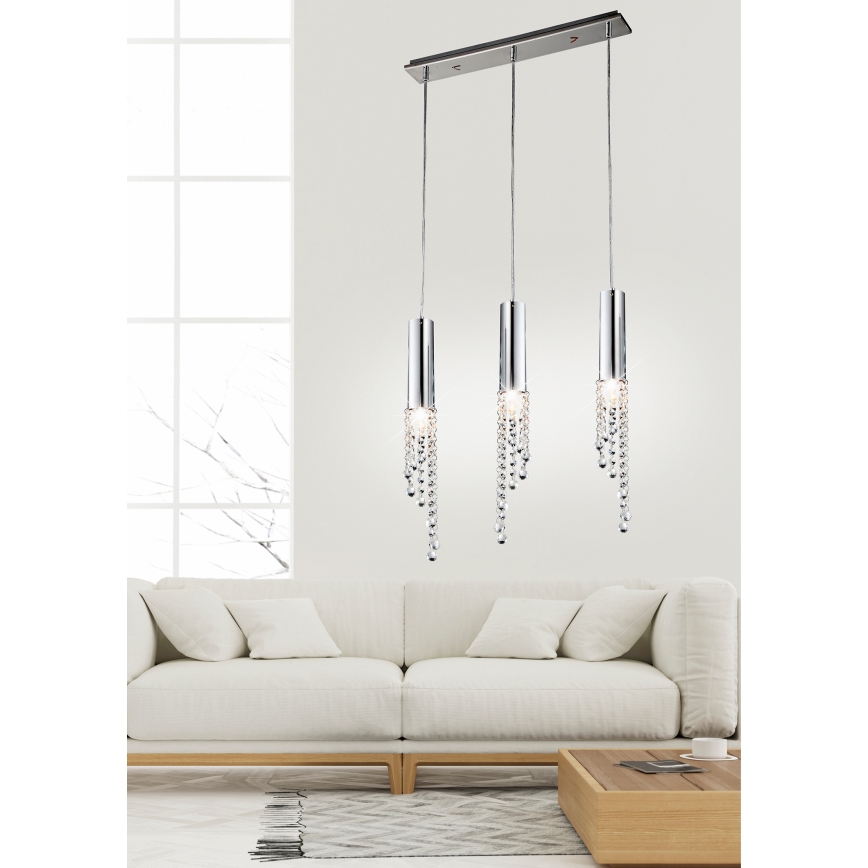 Lámpara LED colgante DUERO 3xLED/3W/230V