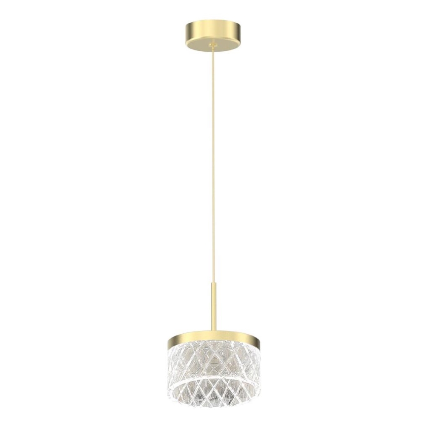 Lámpara LED colgante ELEGANCE LED/9W/230V diá. 15 cm dorado
