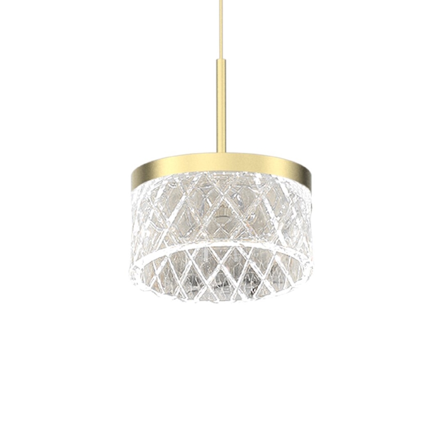 Lámpara LED colgante ELEGANCE LED/9W/230V diá. 15 cm dorado