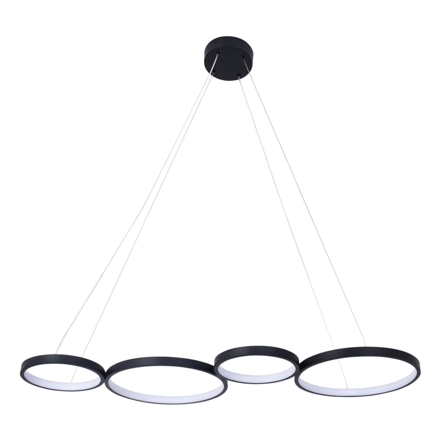 Lámpara LED colgante FLAMENCO LED/42W/230V 4000K negro