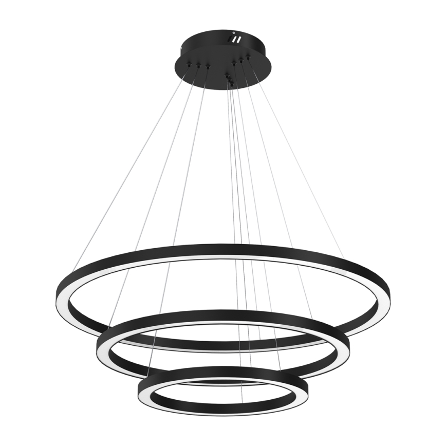 Lámpara LED colgante GALAXIA LED/85W/230V negro
