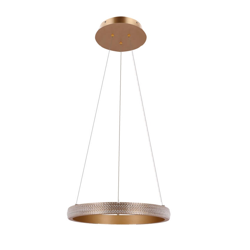 Lámpara LED colgante HASHIM LED/22W/230V diá. 40 cm cobre