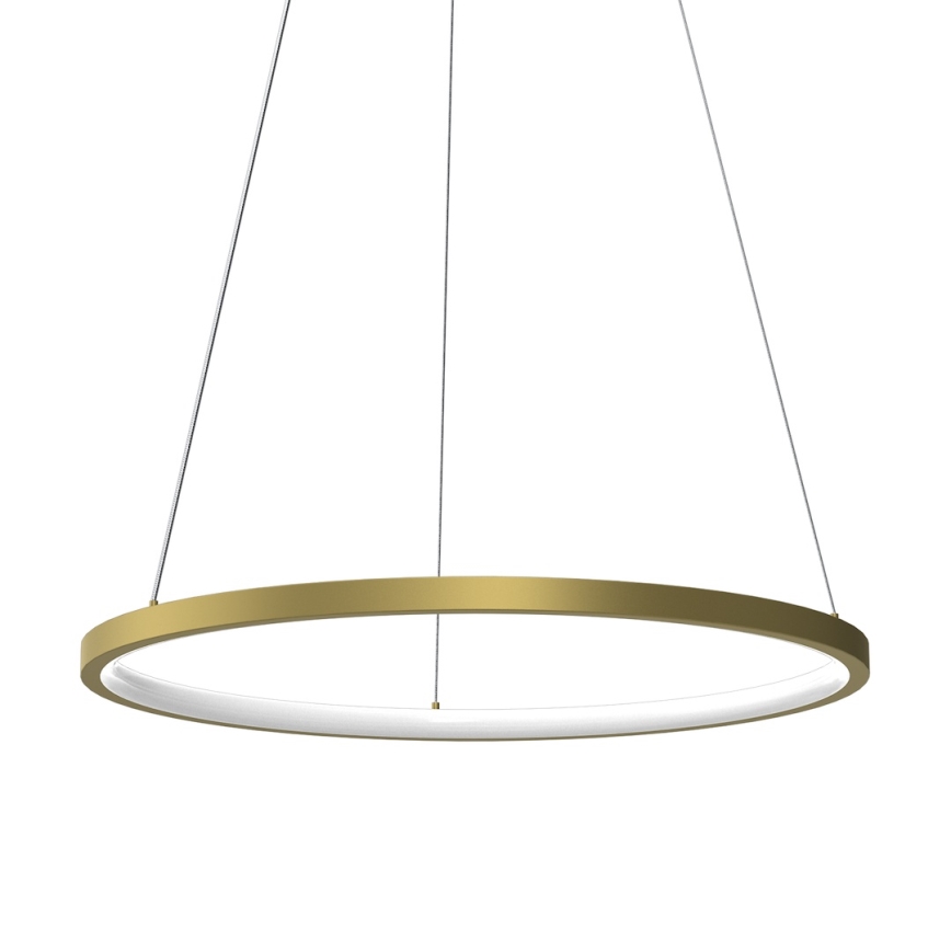 Lámpara LED colgante HOOP LED/27W/230V diá. 50 cm 4000K dorado