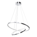 Lámpara LED colgante HOOP LED/51W/230V diá. 60 cm 4000K cromo brillante