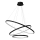 Lámpara LED colgante HOOP LED/93W/230V diá. 80 cm 4000K negro