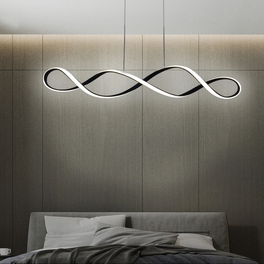Lámpara LED colgante INFINITO LED/34W/230V negro
