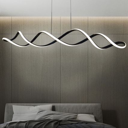 Lámpara LED colgante INFINITO LED/43W/230V negro