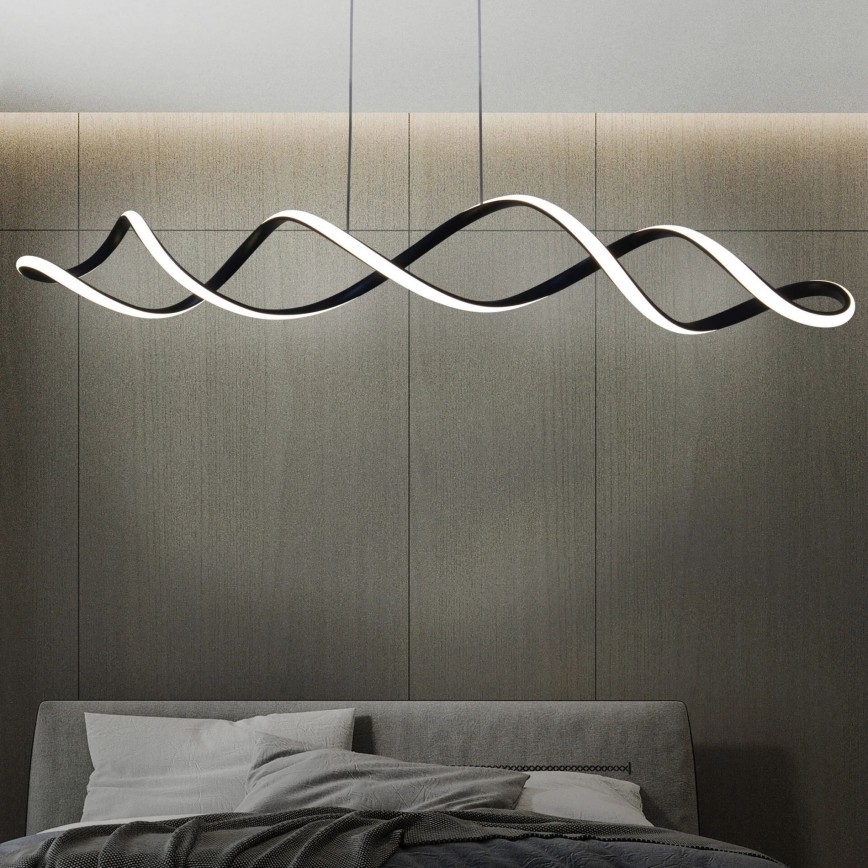 Lámpara LED colgante INFINITO LED/43W/230V negro