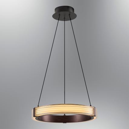 Lámpara LED colgante JESI LED/2W/230V 3000K marrón