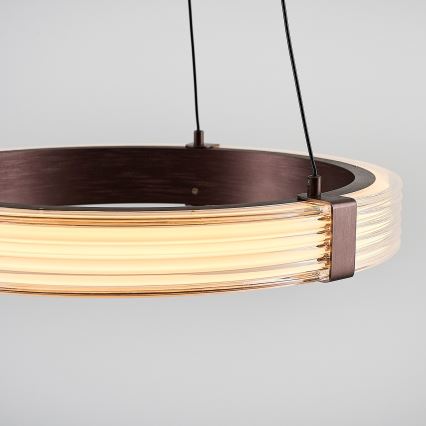 Lámpara LED colgante JESI LED/2W/230V 3000K marrón