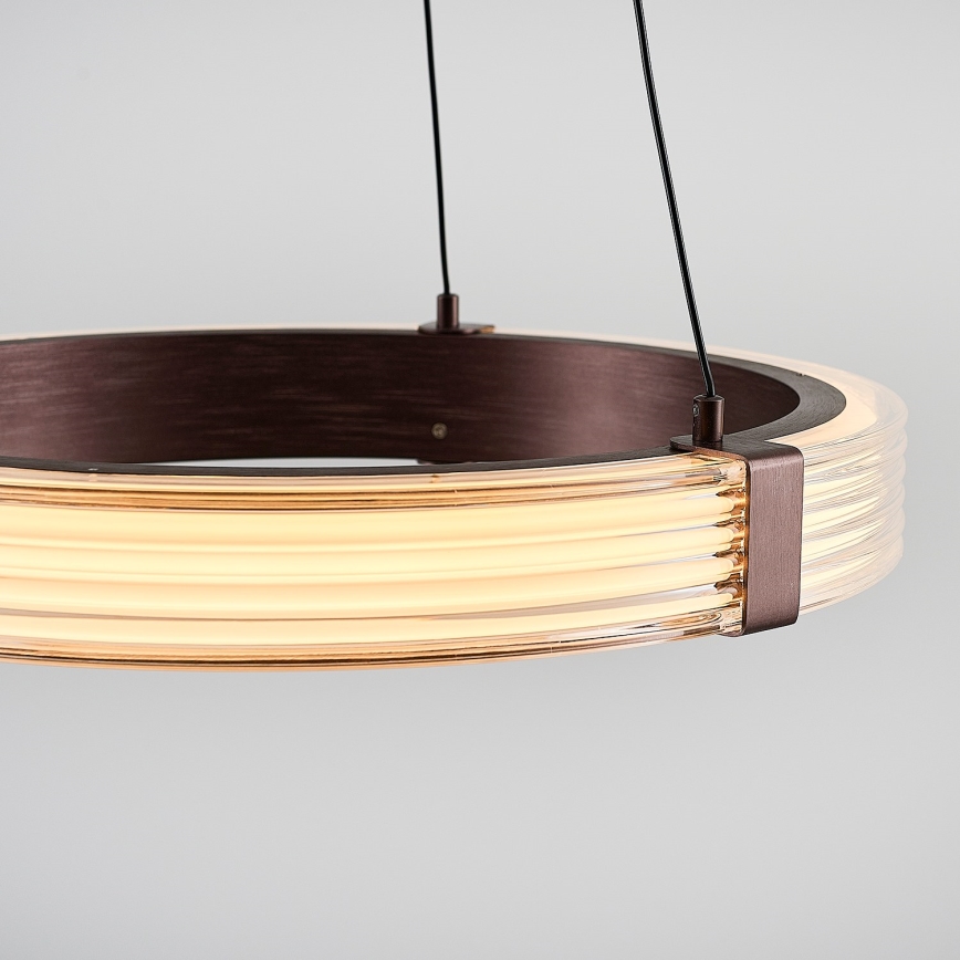 Lámpara LED colgante JESI LED/2W/230V 3000K marrón