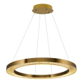 Lámpara LED colgante JESI LED/90W/230V 3000K diámetro 100 cm bronce