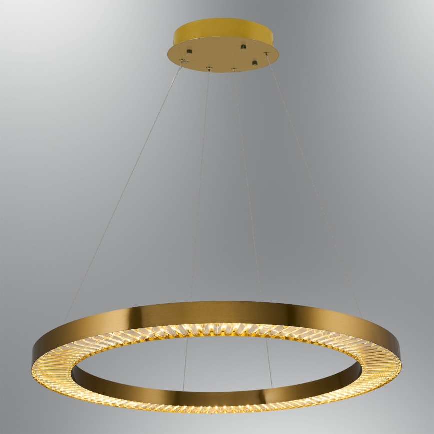 Lámpara LED colgante JESI LED/90W/230V 3000K diámetro 100 cm bronce