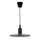Lámpara LED colgante KIKI 1xE27/15W/230V negro
