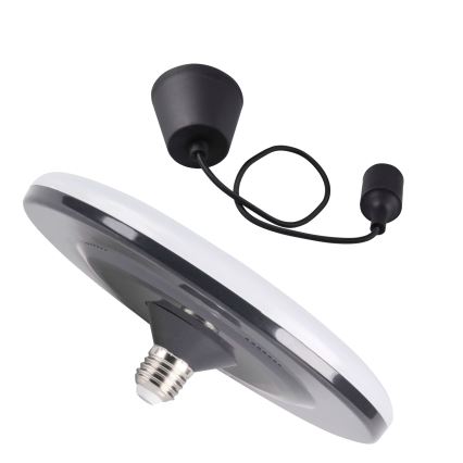 Lámpara LED colgante KIKI 1xE27/15W/230V negro