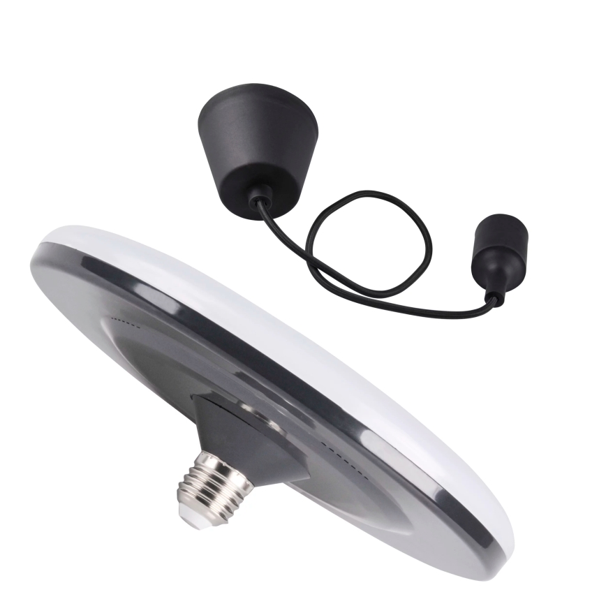 Lámpara LED colgante KIKI 1xE27/15W/230V negro