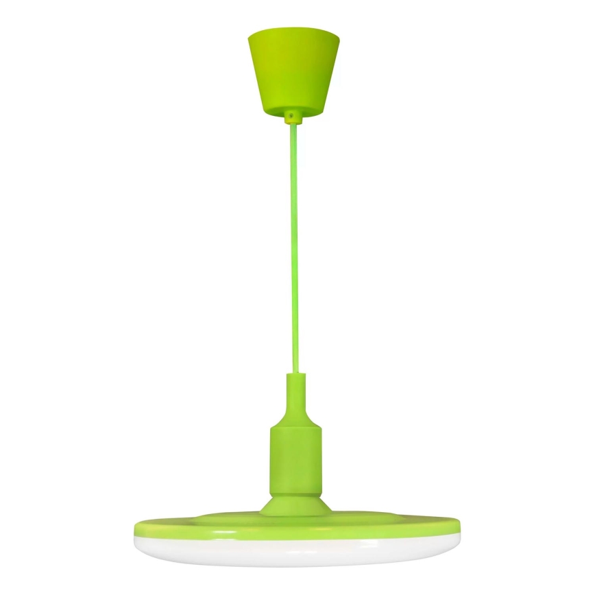 Lámpara LED colgante KIKI 1xE27/15W/230V verde
