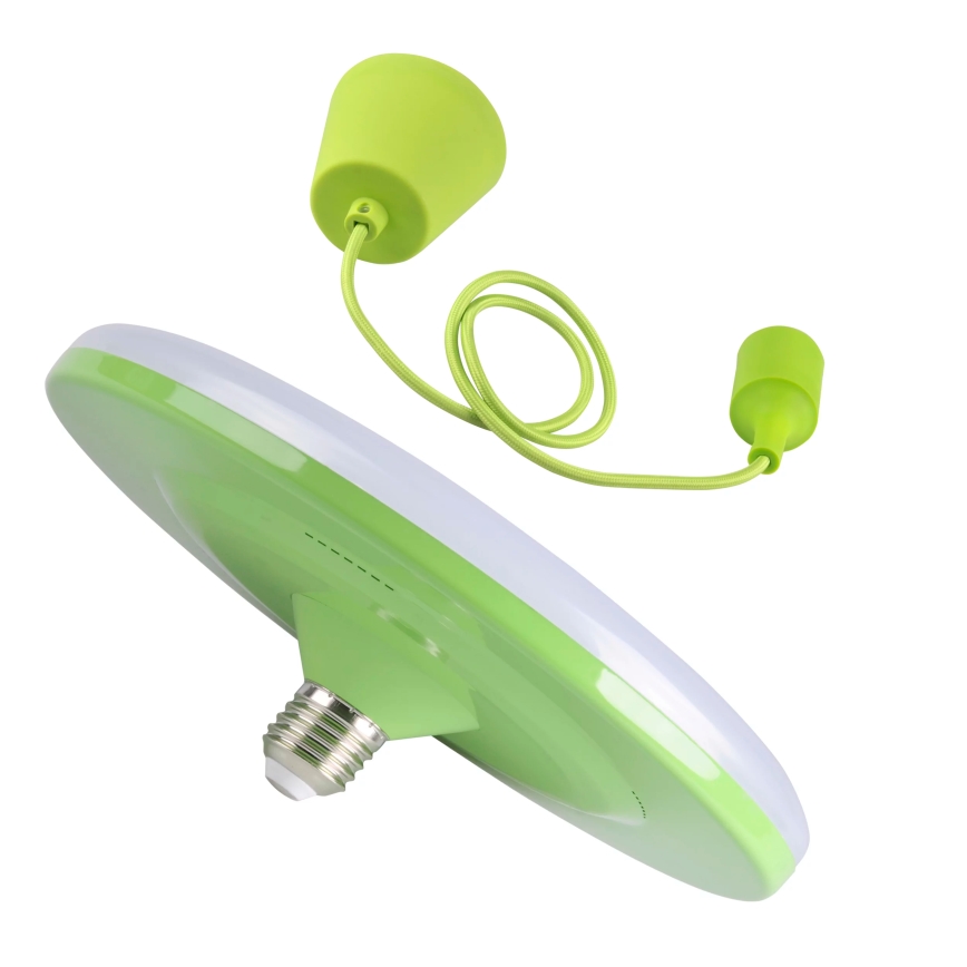 Lámpara LED colgante KIKI 1xE27/15W/230V verde
