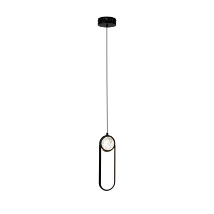 Lámpara LED colgante LACRIMA LED/15W/230V 3000K negro