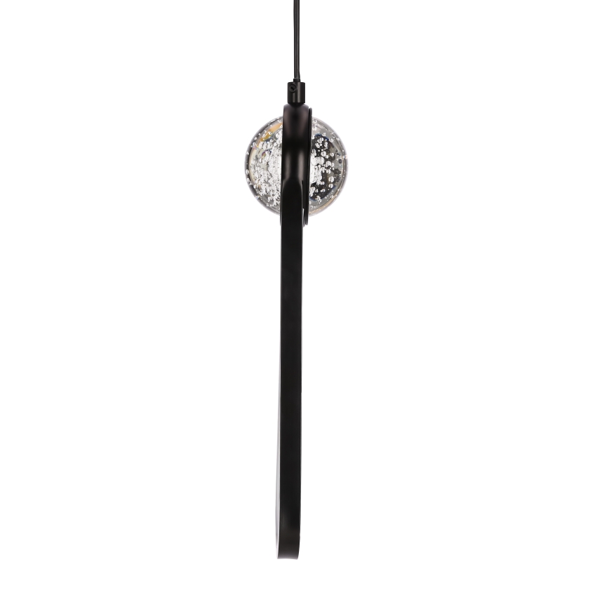 Lámpara LED colgante LACRIMA LED/15W/230V 3000K negro