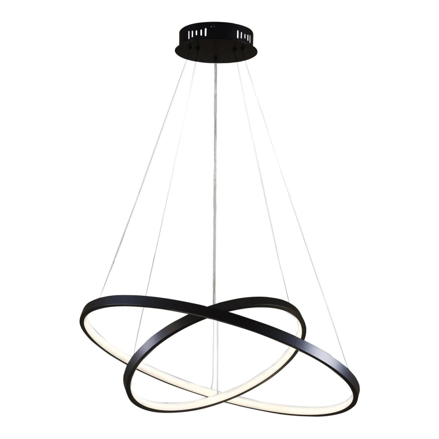 Lámpara LED colgante LEA LED/35W/230V 4000K diá. 60 cm negro