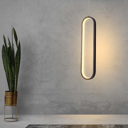 Lámpara LED colgante LED/13W/230V 3000K negro