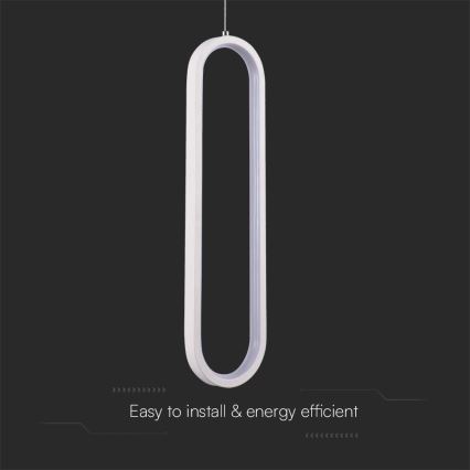 Lámpara LED colgante LED/13W/230V 4000K blanco