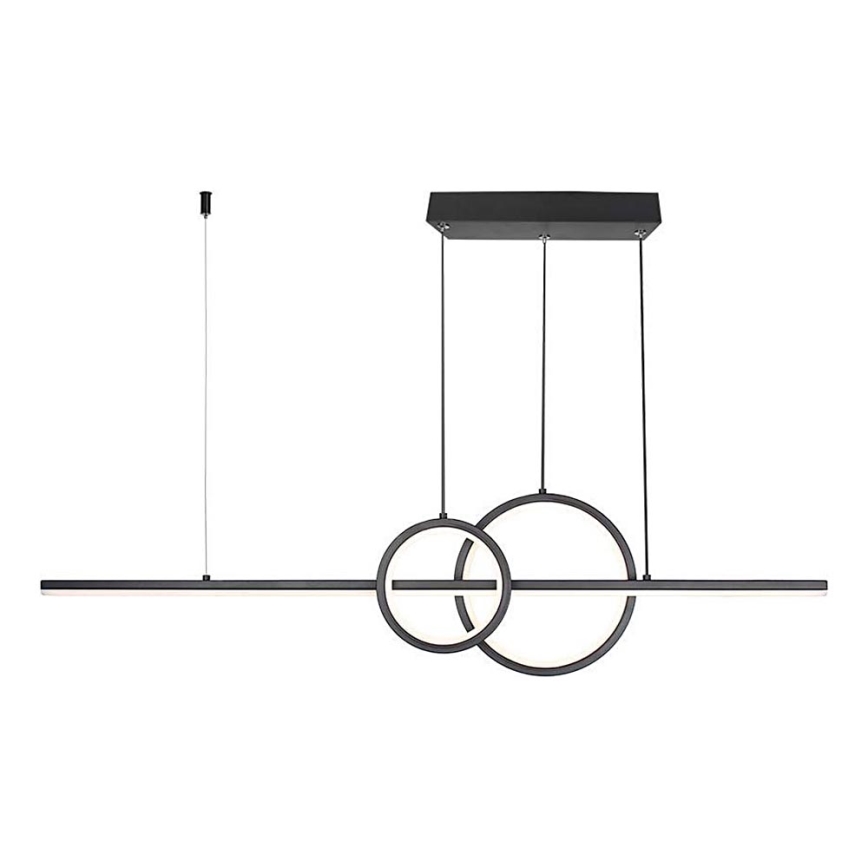 Lámpara LED colgante LED/15W/230V 4000K 80 cm negro
