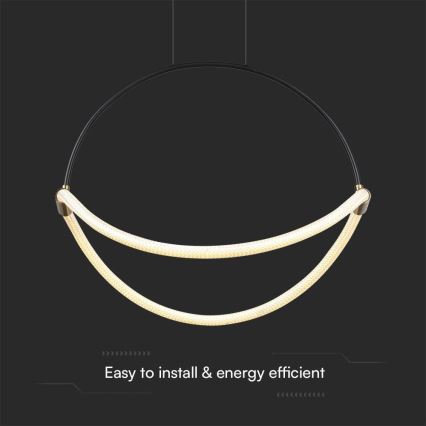 Lámpara LED colgante LED/16W/230V 3000K diá. 50 cm