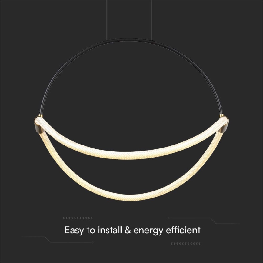 Lámpara LED colgante LED/16W/230V 3000K diá. 50 cm