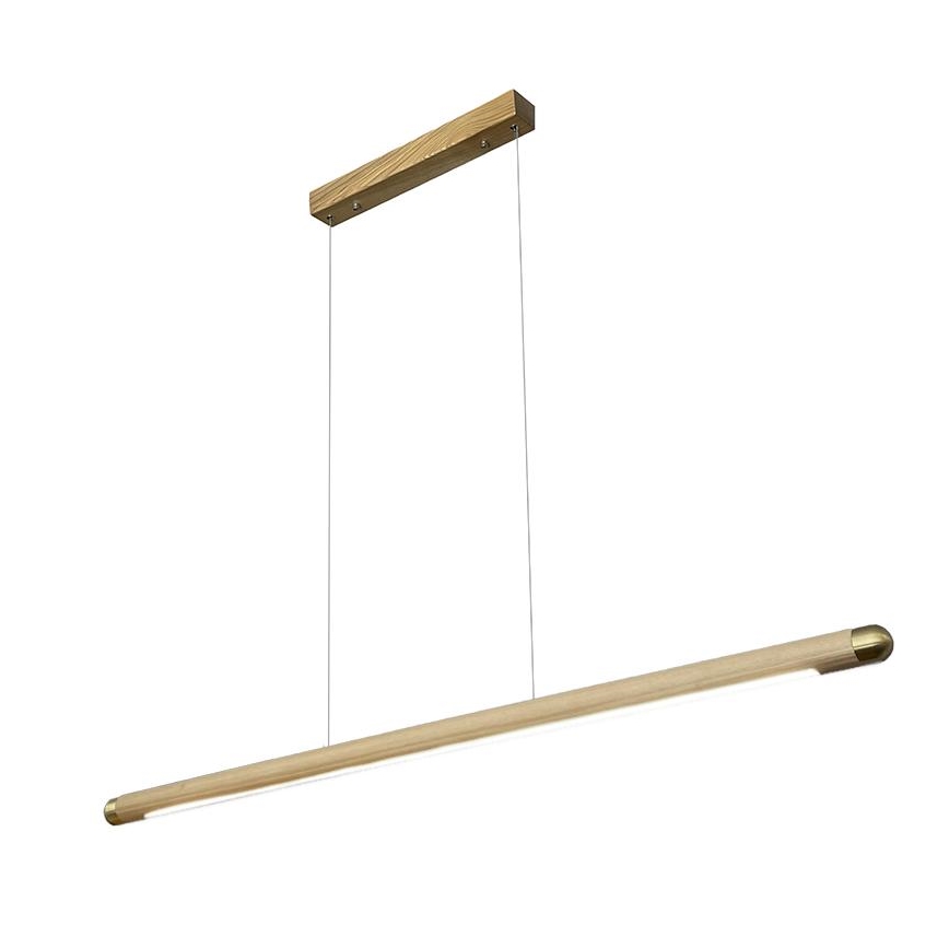 Lámpara LED colgante LED/22W/230V 4000K 120 cm ceniza/madera maciza