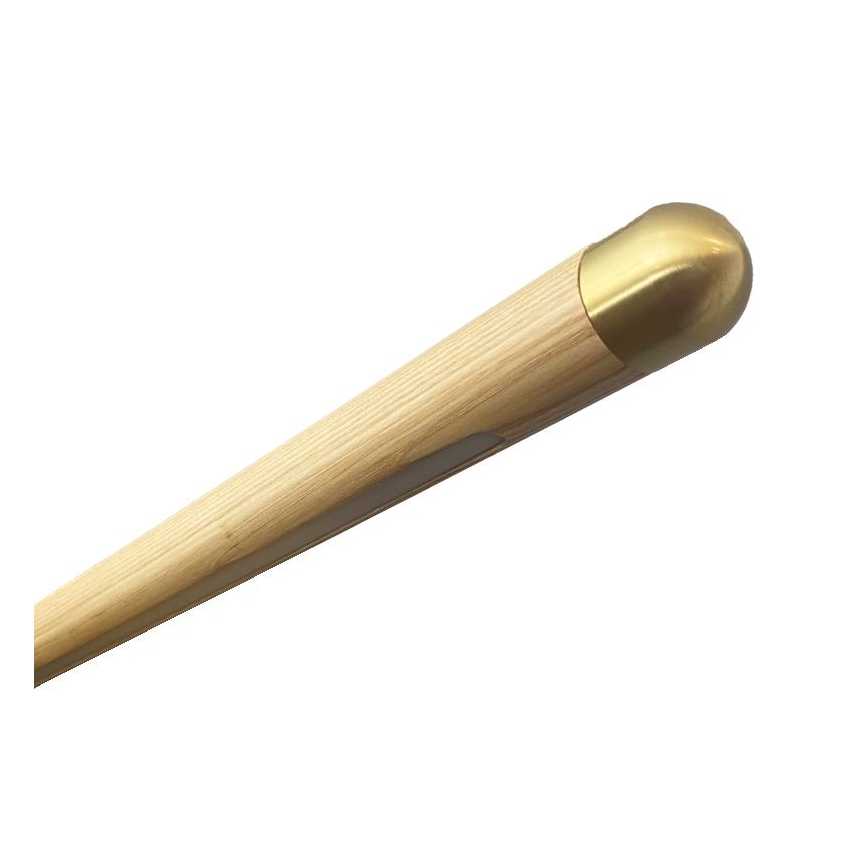 Lámpara LED colgante LED/22W/230V 4000K 120 cm ceniza/madera maciza