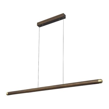 Lámpara LED colgante LED/22W/230V 4000K 120 cm ceniza/madera maciza