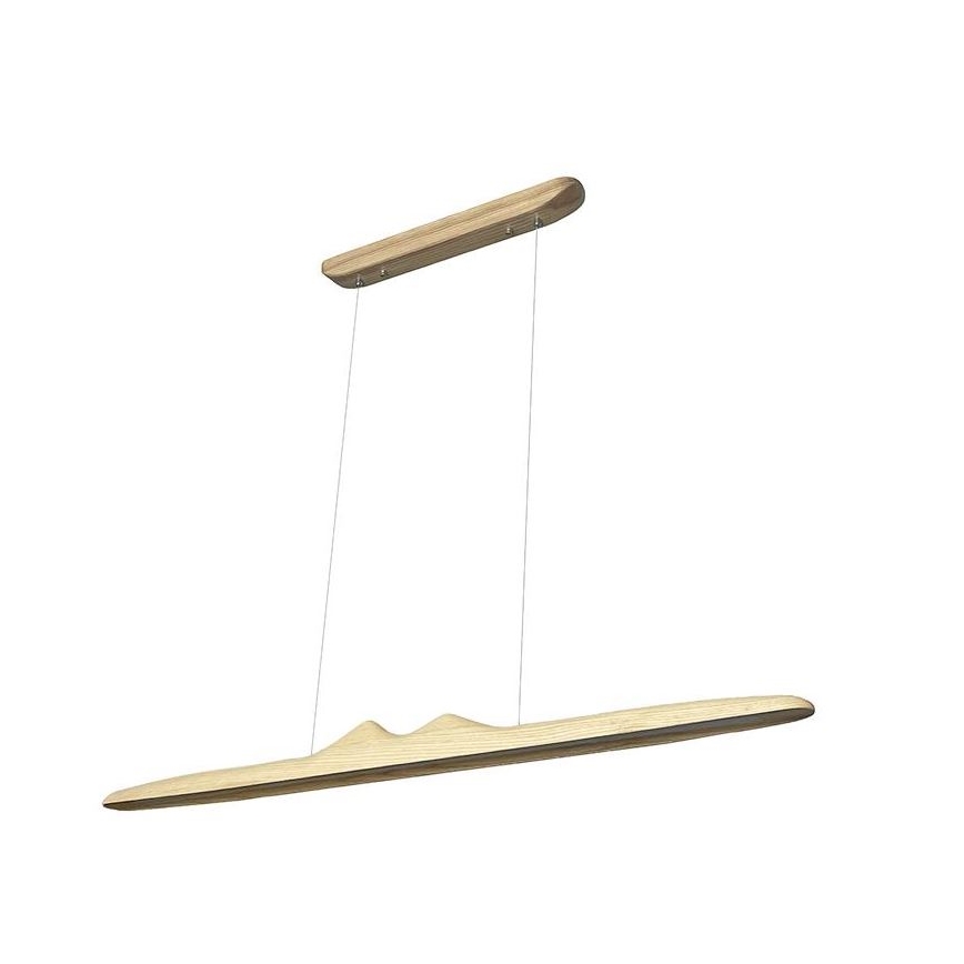 Lámpara LED colgante LED/22W/230V 4000K 120 cm ceniza/madera maciza